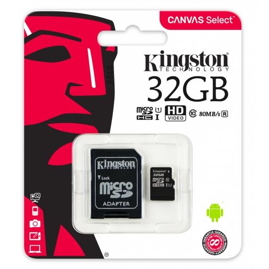 KINGSTON Memoria micro SD 32 GB Kingston SDCS